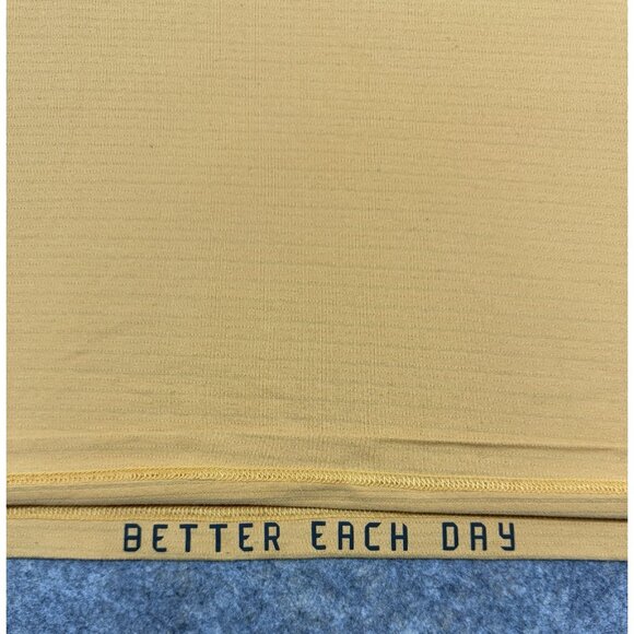 Lululemon License To Train Shirt Mens Size Large Drysense Short Sleeve Orange - Picture 7 of 9